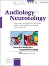 AUDIOLOGY AND NEURO-OTOLOGY杂志封面